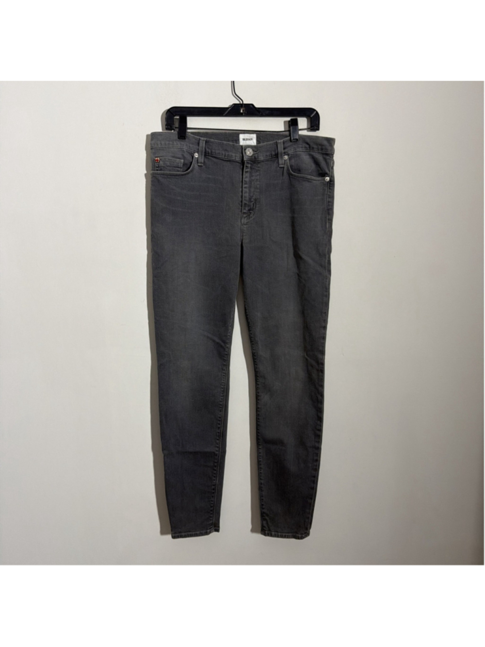 WOMEN’S HUDSON JEANS SIZE 32 KRISTA SUPER SKINNY GREY COTTON PANTS DENIM JEANS
